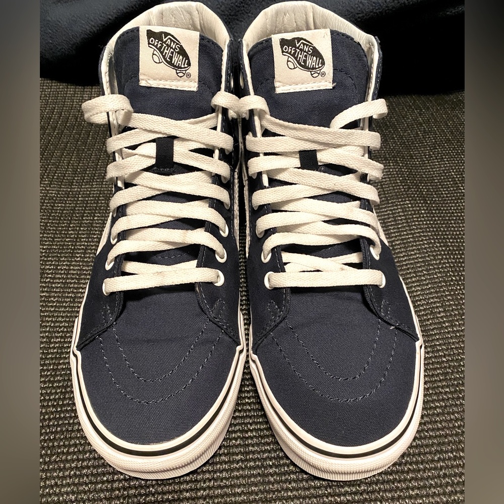 Vans SK8-Hi in Navy Blue/White Size 9 No Box